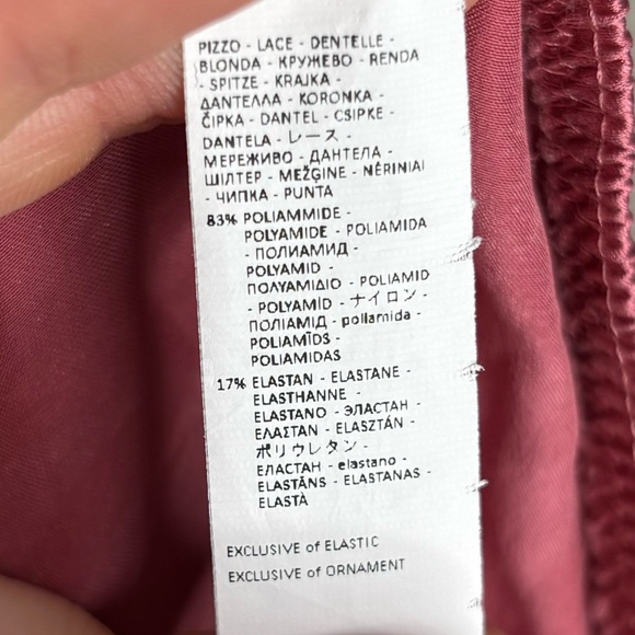 Intimissimi Pink Satin Lace Sleep Shorts - Picture 8 of 8